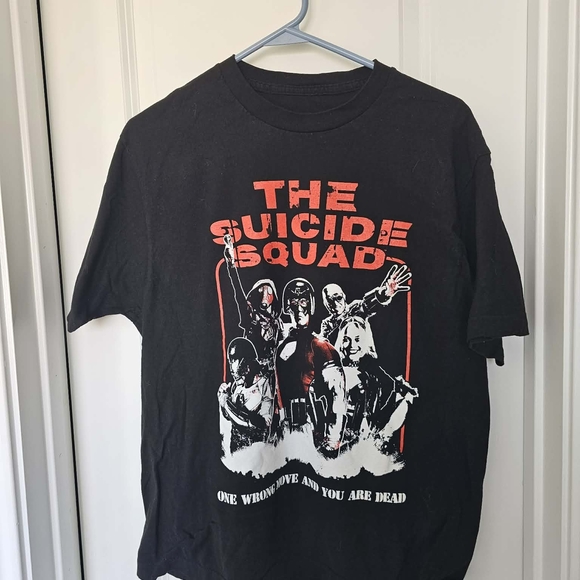 The Suicide Squad Black Graphic T-Shirt - Picture 1 of 2